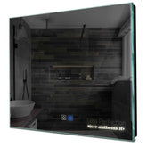 Specchio LED Quadrato | Pulsanti touch | Funzione anti-appannamento | Luce bianca neutra - Reyze Serie Motivated Modello 7